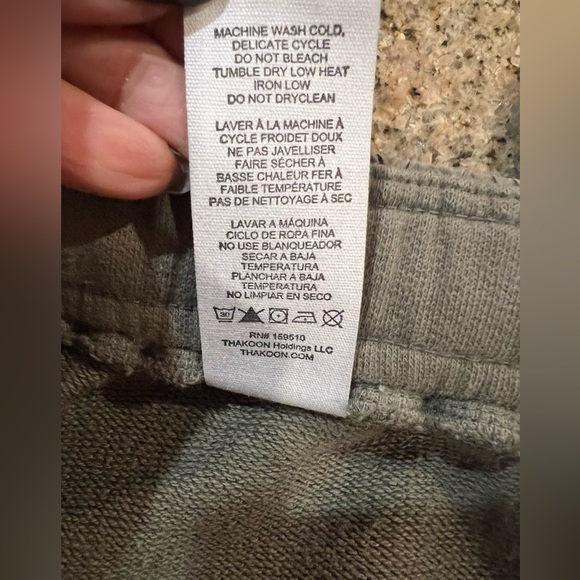 THAKOON Poplin Paneled Joggers - Green Size Large NWOT Pockets & drawstring - Picture 8 of 10